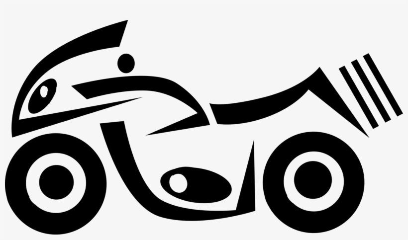 Vector Illustration Of Motorcycle Or Motorbike Motor - Motorcycle, transparent png #4219194