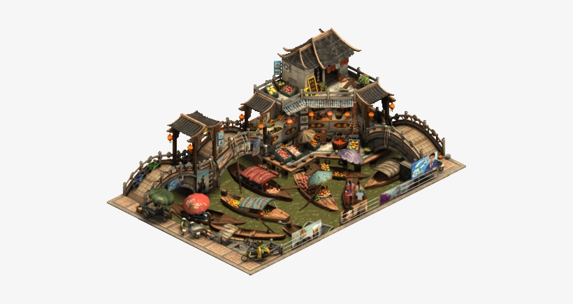 Floating Market - Forge Of Empires Aqueduct, transparent png #4219294