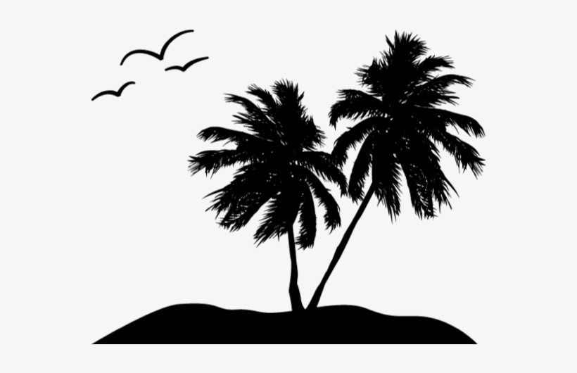 Coconut - Silhouette Puerto Rico Png, transparent png #4219340