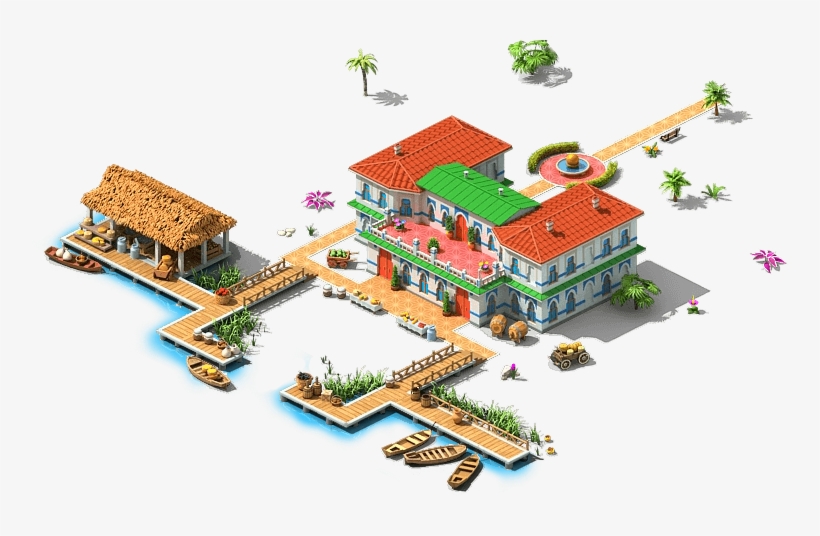 Floating Market L1 - Cottage, transparent png #4219390