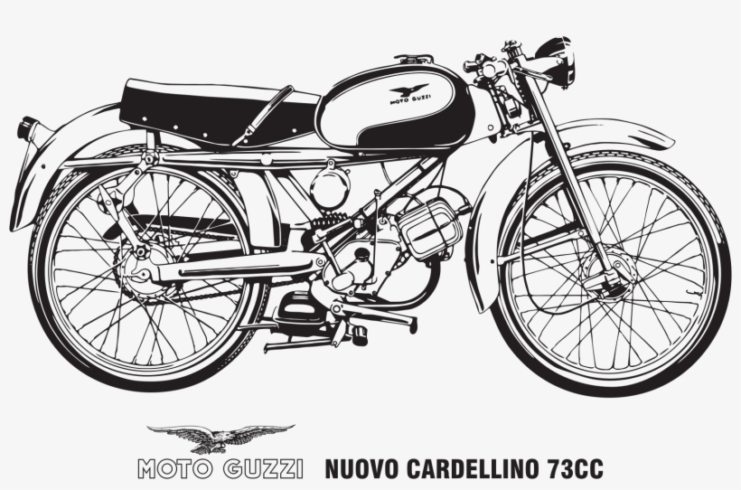 Moto Guzzi Nuovo Cardellino 73cc Motorcycle, Year 1960 - Moto Guzzi, transparent png #4219514