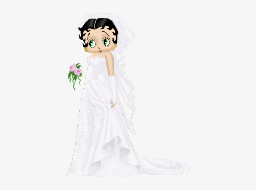 Betty Esta Hermosa Con Su Vestido De Novia - Betty Boop, transparent png #4219584