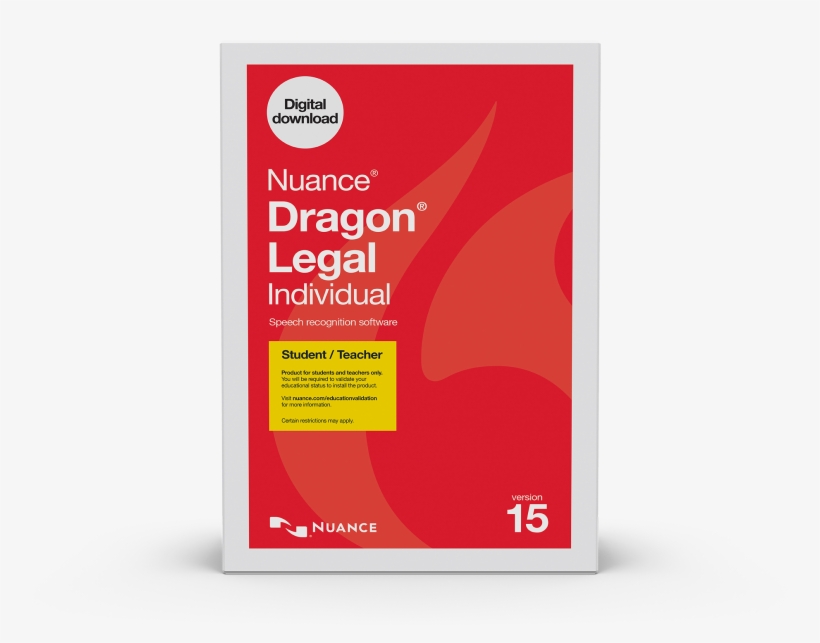 Olympus 376124 Nuance Dragon Legal Individual Version, transparent png #4219838