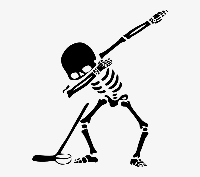 Dabbing Skeleton Clip Art, transparent png #4219839