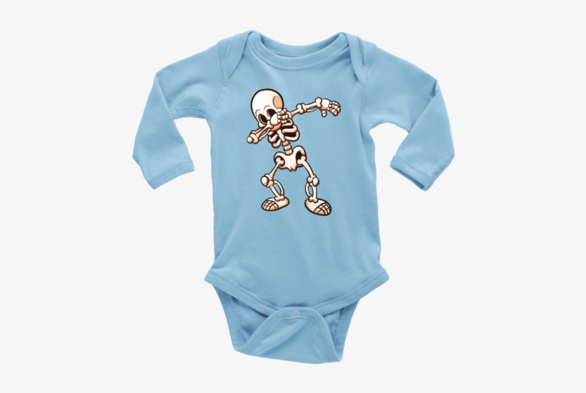 Dabbing Skeleton Baby Short\long Bodysuit - Dizinga Lost Golf Ball Baby One Piece Long Sleeve -, transparent png #4219908