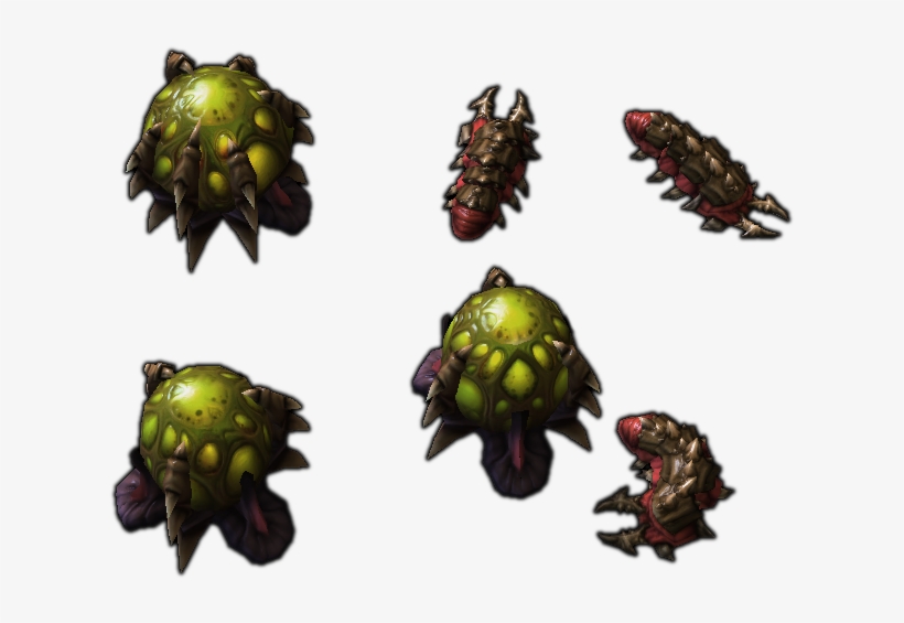 The Live Of Any Given Zerg Creature Starts As A Larva, - Zerg Egg, transparent png #4219941
