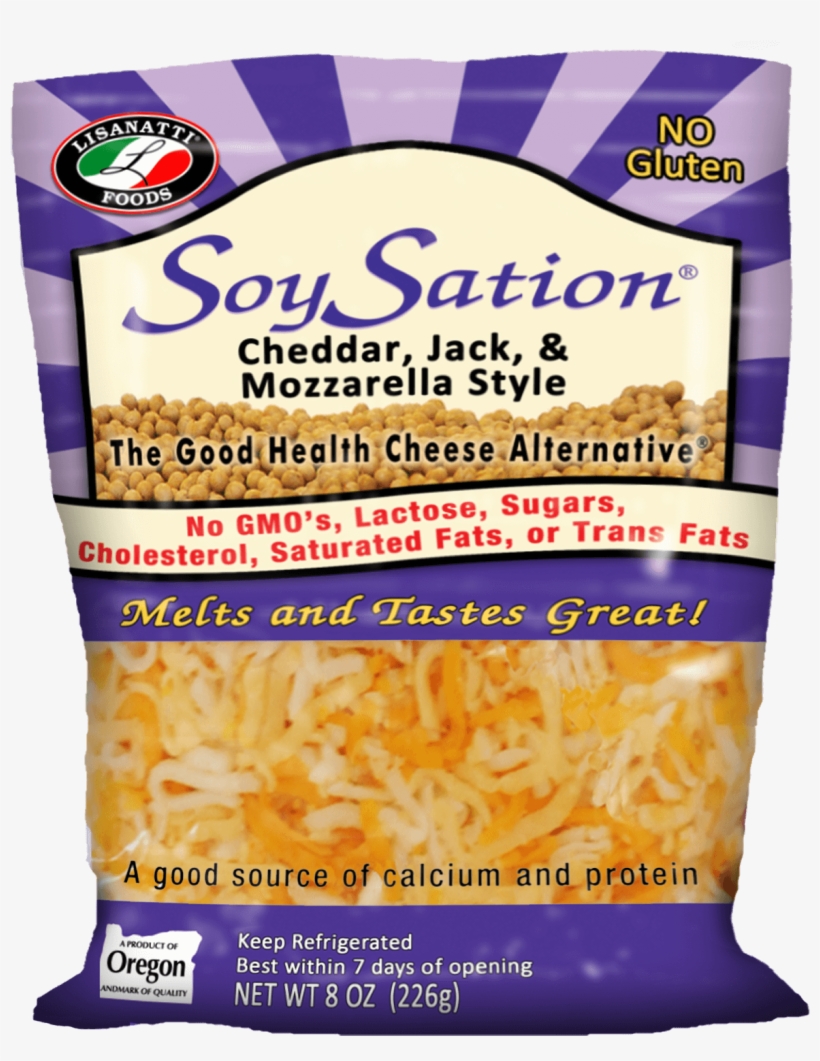 Soy Cheddar, Jack, & Mozzarella Shreds - Fred Meyer Vegan Cheese, transparent png #4220022