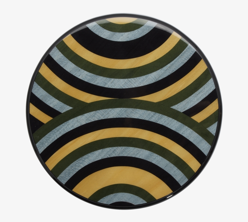 Striped Wood Lacquered Table Mat - Sun Belt Buckle, transparent png #4220197
