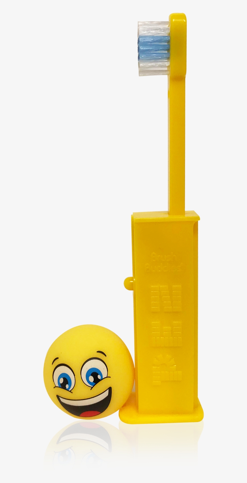Load Image Into Gallery Viewer, Brush Buddies Pez Poppin& - Smiley, transparent png #4220345