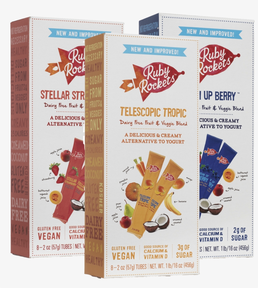 From Api - Rubys Rockets Yogurt Stellar Strawberry 16 Ounce, transparent png #4220559