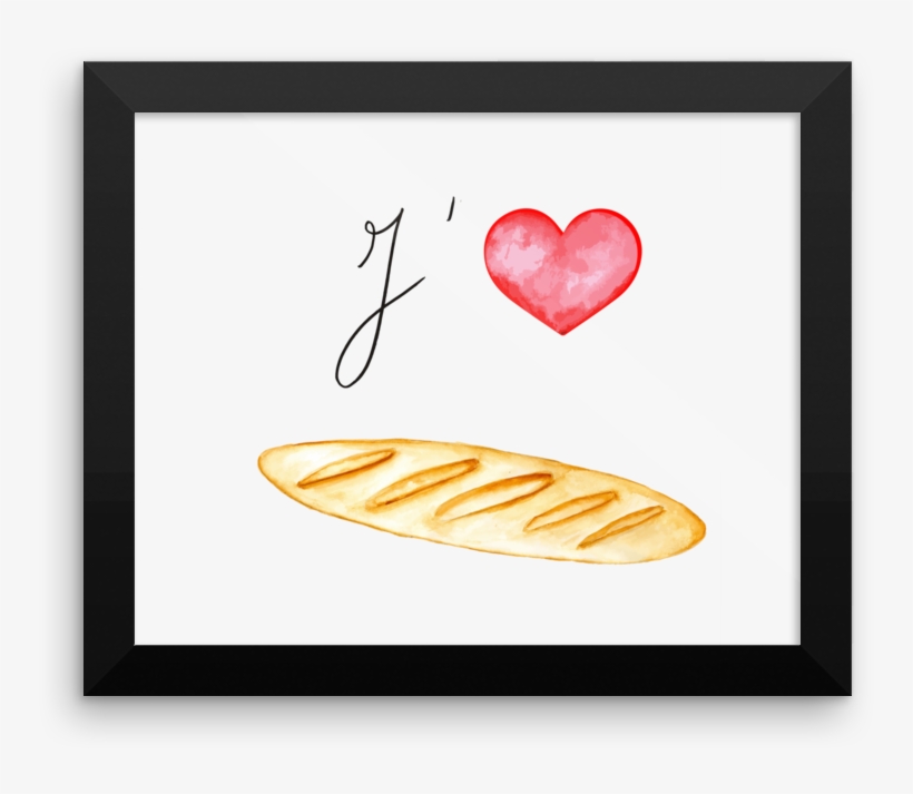 Baguetteheart Mockup Wall-horizontal - Art, transparent png #4220740
