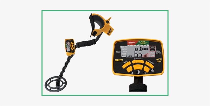 Garrett Ace 300 Mid Range Metal Detector - Garrett Metal Detectors Ace 300 Metal Detector (gar1141150), transparent png #4220876