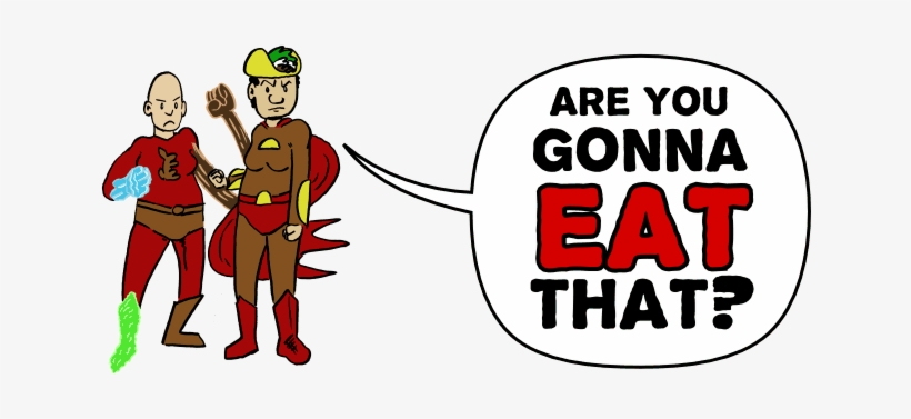 Fatter Than A Speeding Bullet, More Hungrier Than A - Cartoon, transparent png #4221332