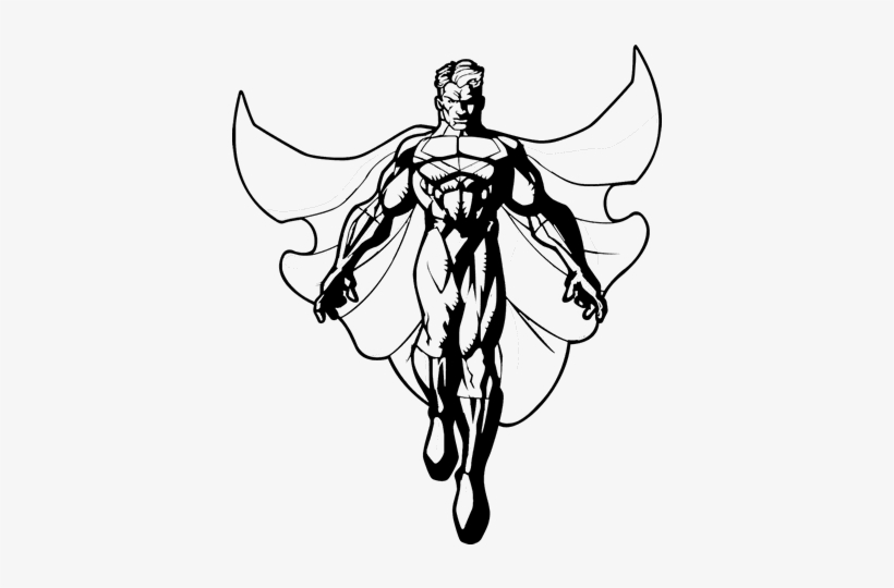 Superheroe Volando Png, transparent png #4221426
