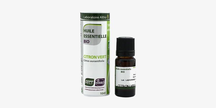 Aceite Esencial De Limón Verde Bio 10 Ml - Huile Essentielle Rose De Damas, transparent png #4221545