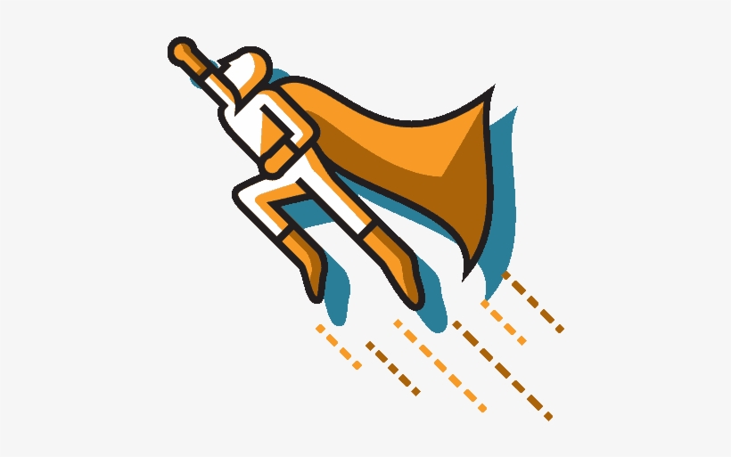 A Flying Superhero - Tekrescue, transparent png #4222019