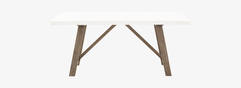 Image For Solid Acacia Table With Withe Concrete Top - Coffee Table, transparent png #4222197