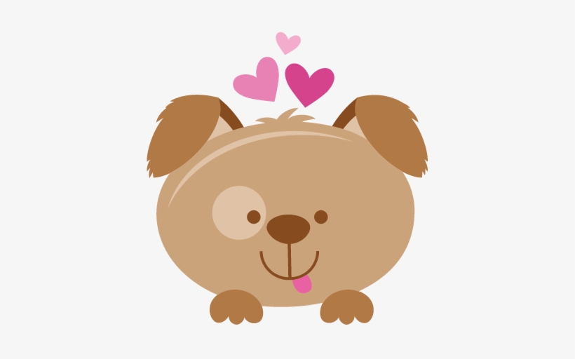 Valentine Puppy Svg Scrapbook Cut File Cute Clipart - Scalable Vector Graphics, transparent png #4222460