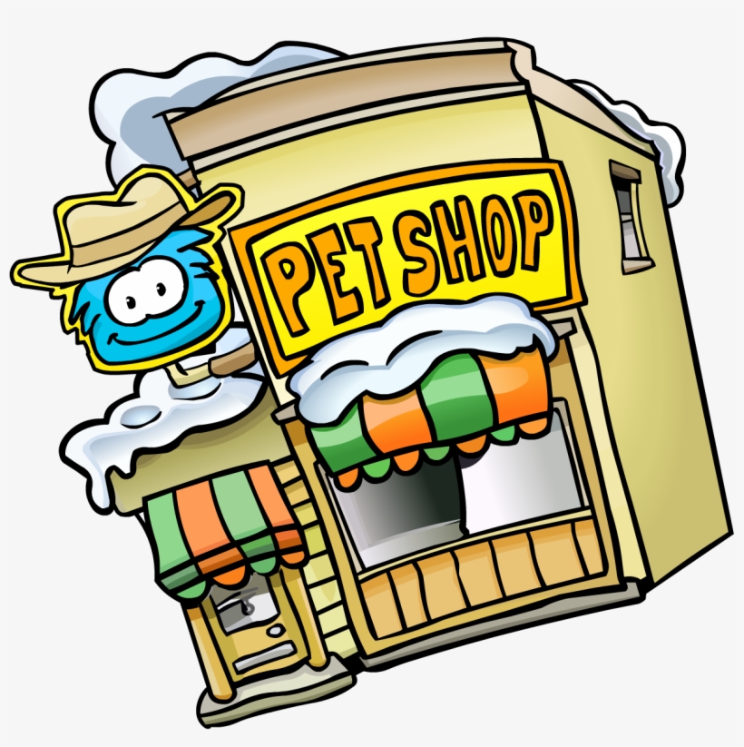Pet Shop Surprise Party - Club Penguin Puffle Shop, transparent png #4222793