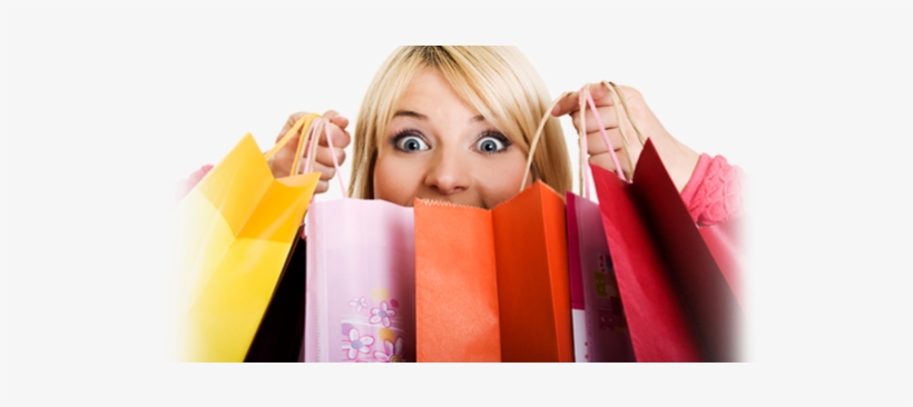 Com - Women Shopping, transparent png #4222815