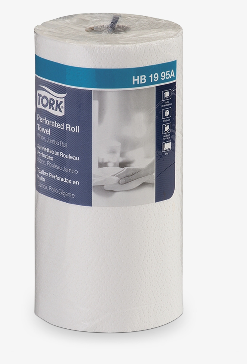 Tork Universal Perforated Towel Roll Two-ply 11 X 9, transparent png #4222901