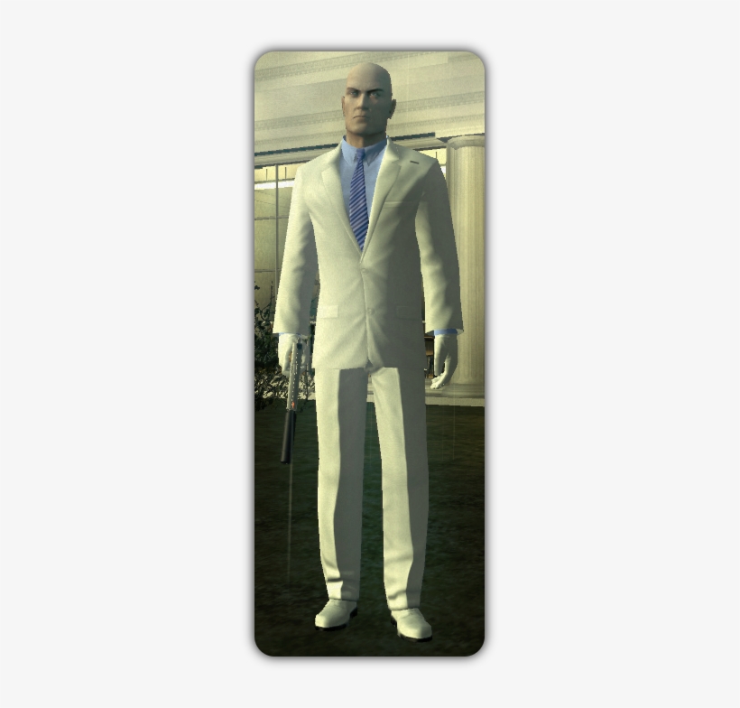 [hi-class White Suit] - Hitman Blood Money White Suit, transparent png #4223079
