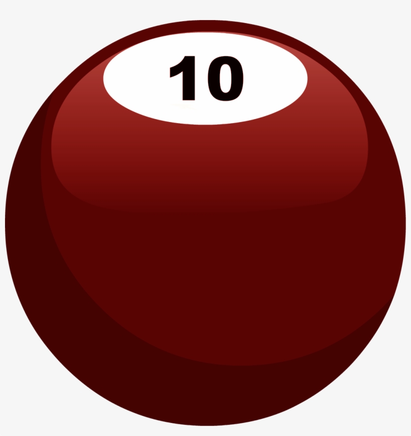 10-ball - Bfdi 8 Ball In Bfb, transparent png #4223460