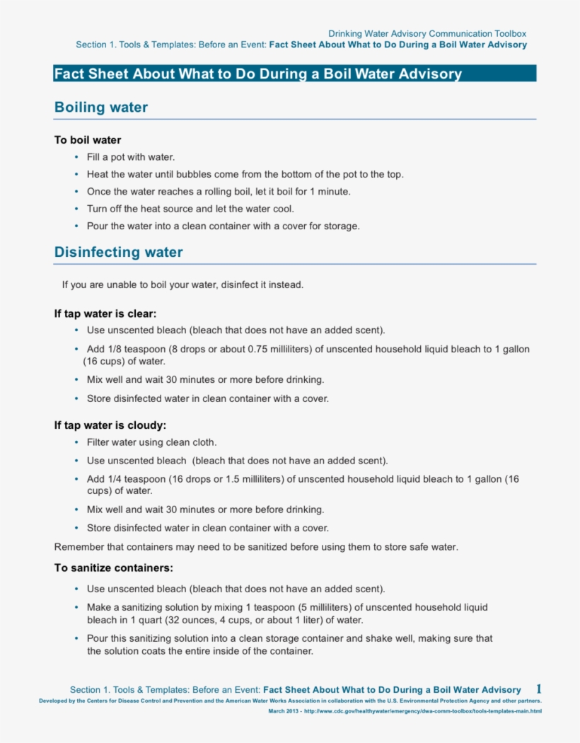 Boil Water Advisory Flyer Image - アイドル マスター シンデレラ ガールズ 5thlive Tour コール, transparent png #4223549
