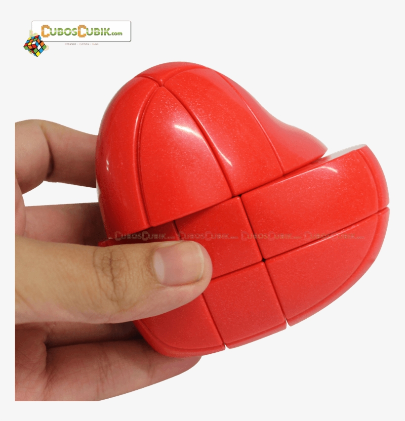 Cubo Rubik En Forma De Corazon, transparent png #4223800