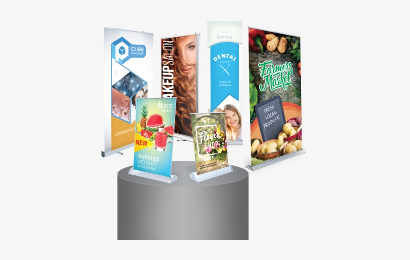 Table Top Retractable Banner Comes With Stand - Banner, transparent png #4224520