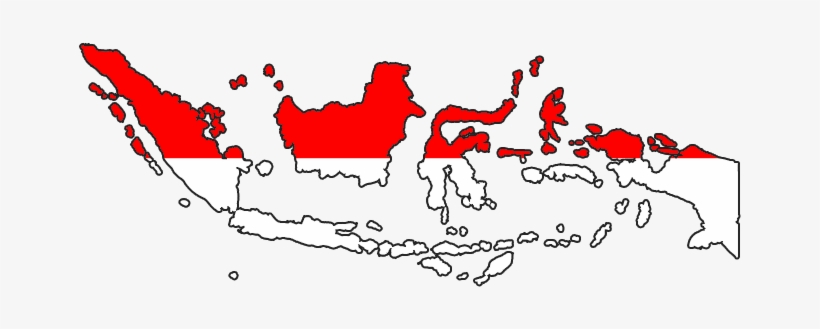 We Have 34 Provinces And About 255 Million People, - Indonesia Map And Flag, transparent png #4224583