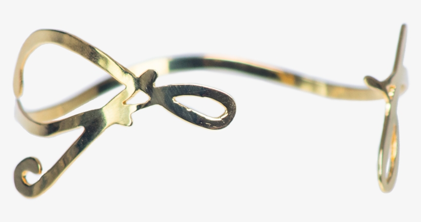 Hecho A Mano En Placas De Bronce Bañadas En Oro De - Body Jewelry, transparent png #4224650