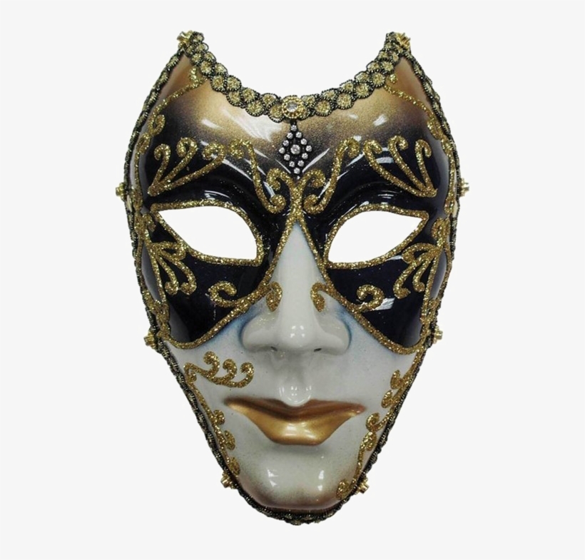Venetian Mask Png Image - Masquerade Full Face Masks, transparent png #4225666