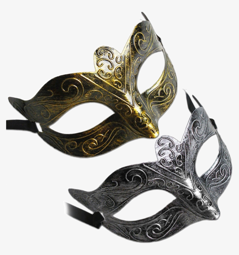 Venetian Mask Masquerade Party Performance Retro Flat - Mask, transparent png #4226037