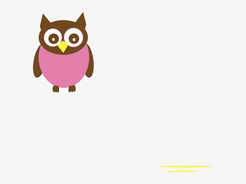 Pink Baby Owl Clipart - Clip Art, transparent png #4226144