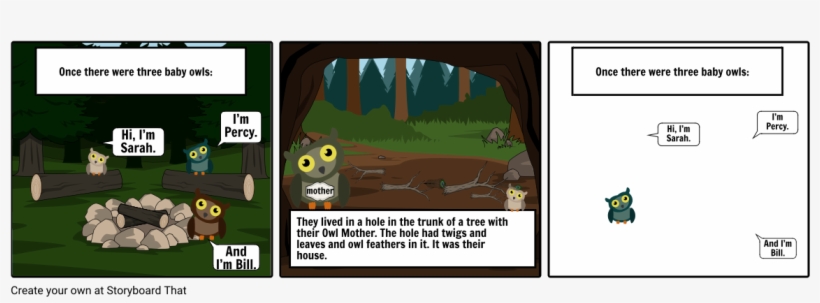 Owl Babies - Cartoon, transparent png #4226198