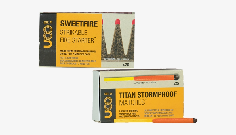 Matches&firestarter - Industrial Revolution Uco Titan Stormproof Matches, transparent png #4226424