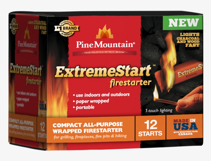 Extremestart Makes It Easy To Start A Fire - Pine Mountain Firestarter, Extremestart - 12 Starts, transparent png #4226441