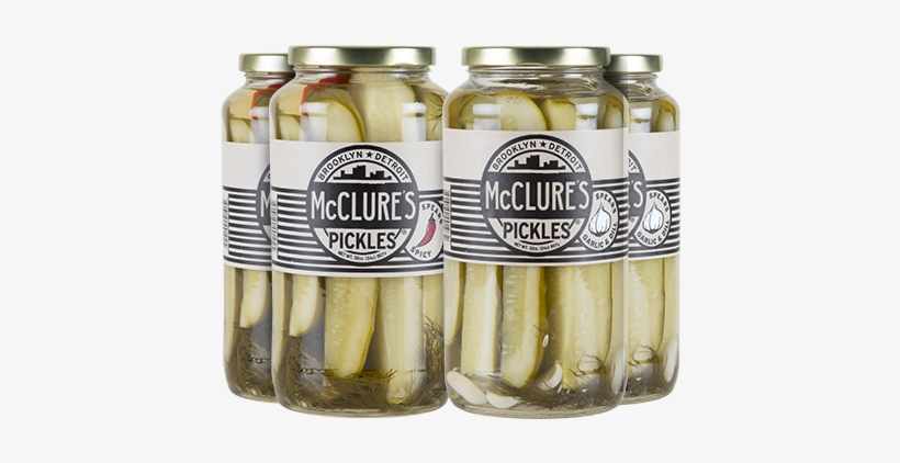 12pk / 6 Units Each Spicy Spears - Mcclure's Spicy Pickles 32 Oz, transparent png #4226474