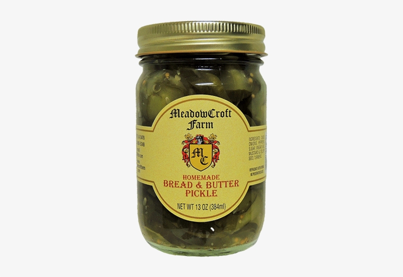 Bread & Butter Pickle - Meadowcroft (2 Pack) Sweet German Pickles - Authentic, transparent png #4226494