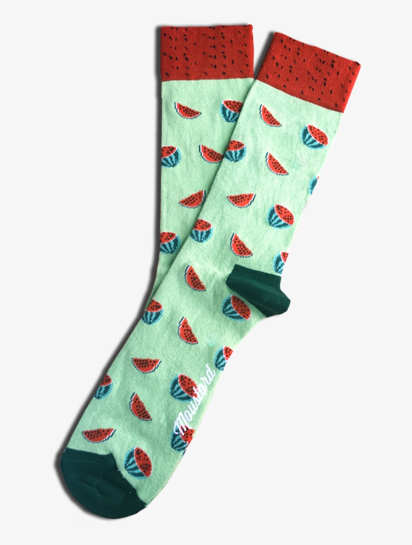 Moustard London - Watermelon Socks - Sock, transparent png #4226515