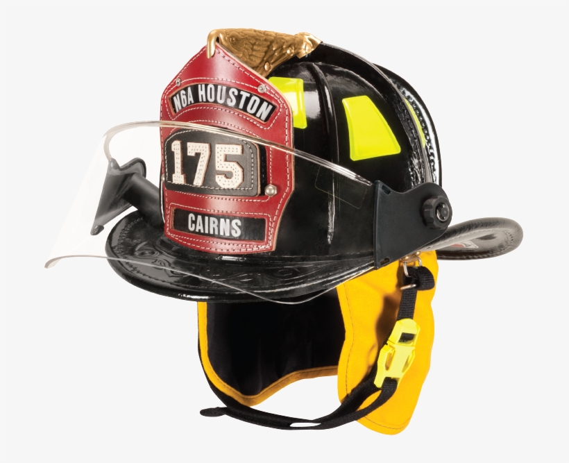 Cairns N6a Houston Leather Fire Helmet - Firefighter's Helmet, transparent png #4226608