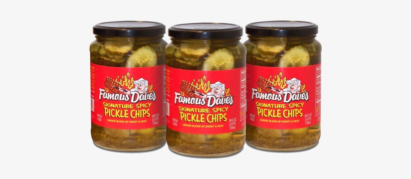 More - Famous Dave's Signature Spicy Pickle Spears - 24 Oz, transparent png #4226632