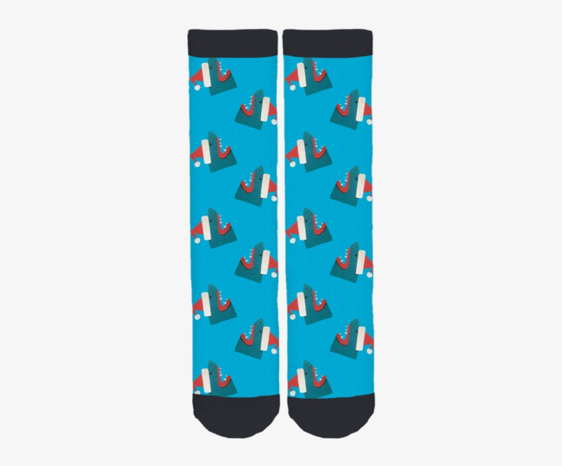 Great White Christmas Socks, transparent png #4226852