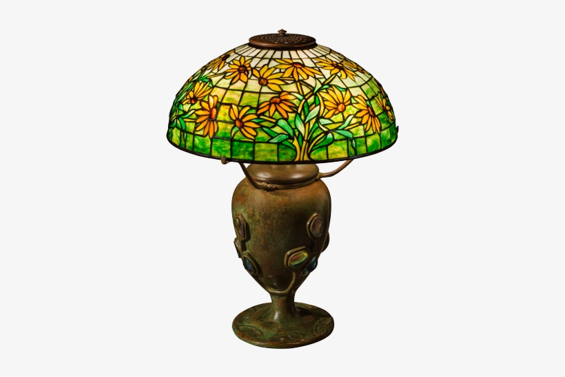 Black-eyed Susan Shade - Tiffany Lamp, transparent png #4226955