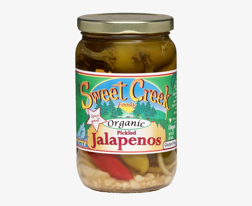 We - Pickled Jalapenos | Organic | 16 Oz | Sweet Creek Foods, transparent png #4227085