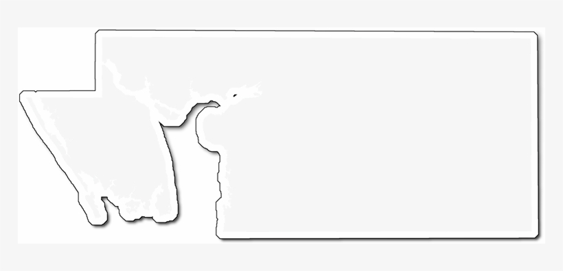 A Map Of Charlotte With An Outer Shadow Around The - Illustration, transparent png #4227536