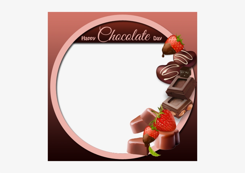 Delicious Chocolate Frame With Your Photo For Chocolate - Frame For Whatsapp Dp, transparent png #4227627