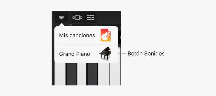 Menú De Navegación - Garageband, transparent png #4227747