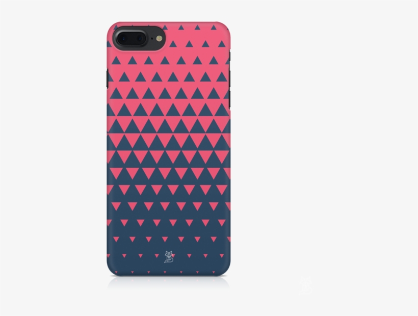 Red And Blue Abstract Triangles Pattern Phone Cases - Mobile Phone, transparent png #4228008